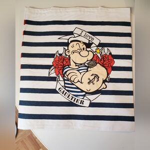 Jean Paul Gaultier Popeye and Betty Boop Cotton Tote Bag I Love Gaultier